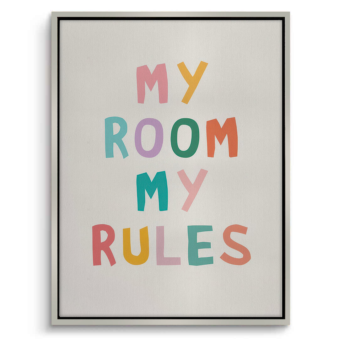 2My room my rules - Canvas
