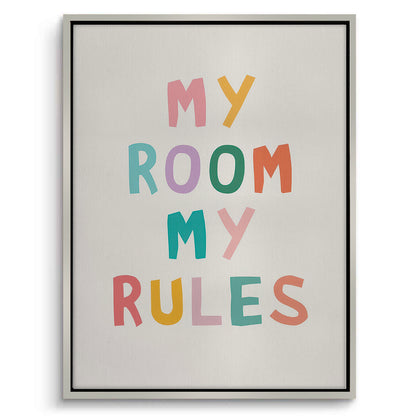 My room my rules - Canvas