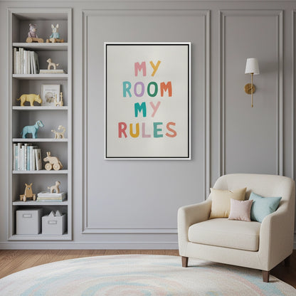 My room my rules - Canvas