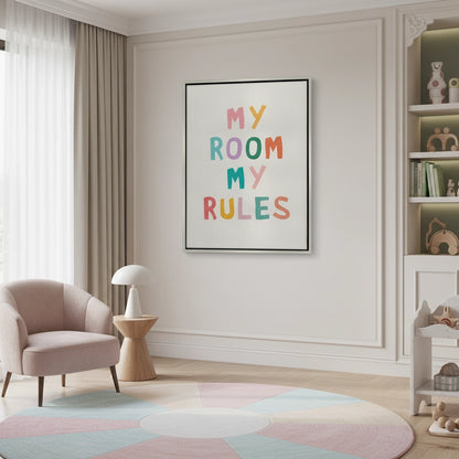 My room my rules - Canvas