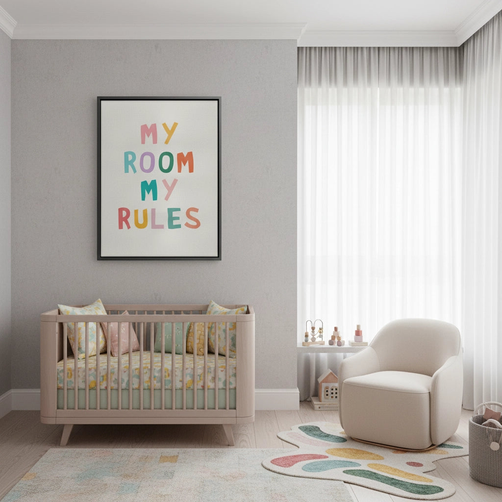 2My room my rules - Canvas