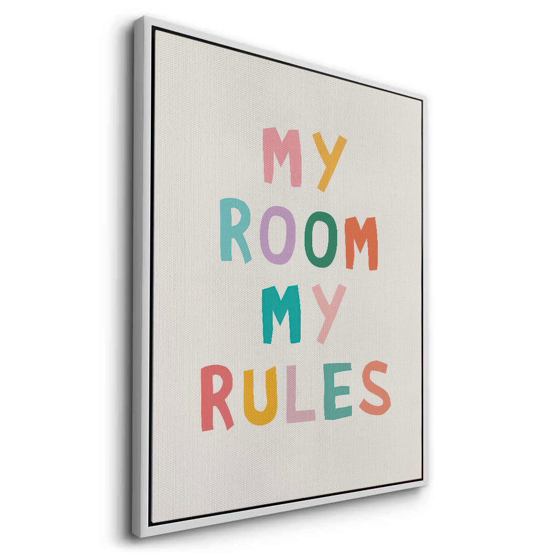 2My room my rules - Canvas
