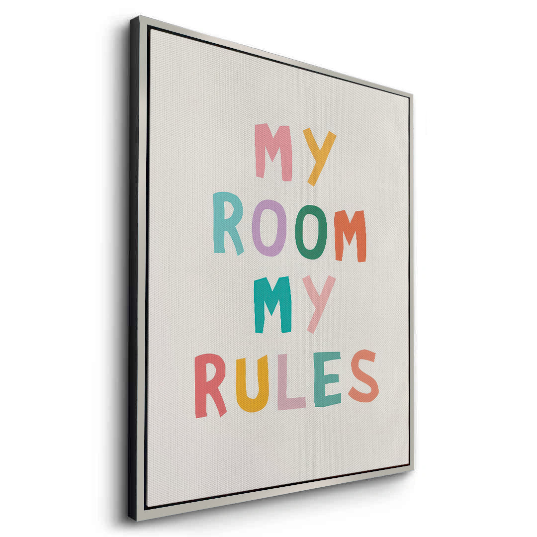 2My room my rules - Canvas