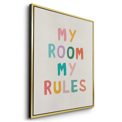 My room my rules - Canvas