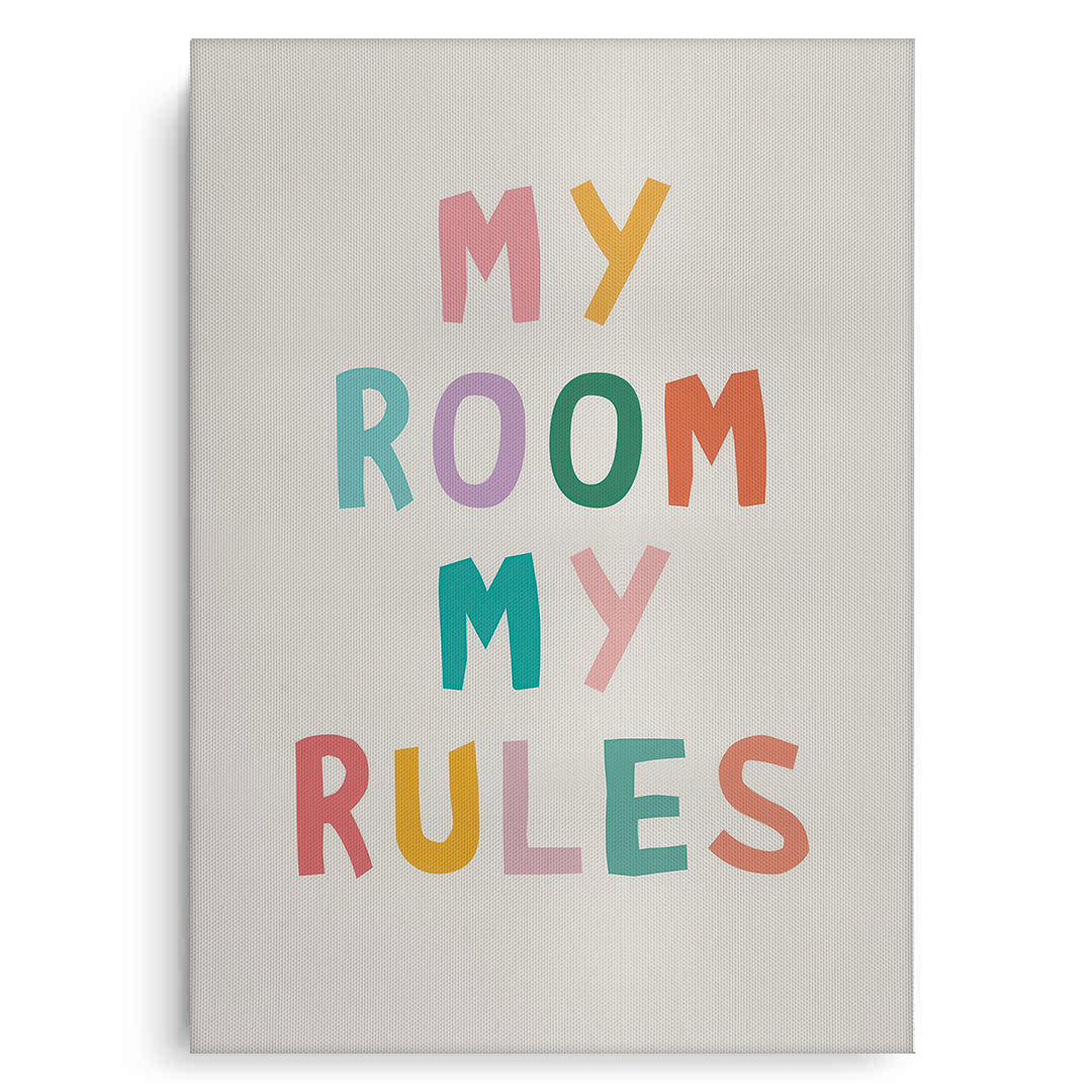 2My room my rules - Canvas