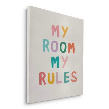 My room my rules - Canvas