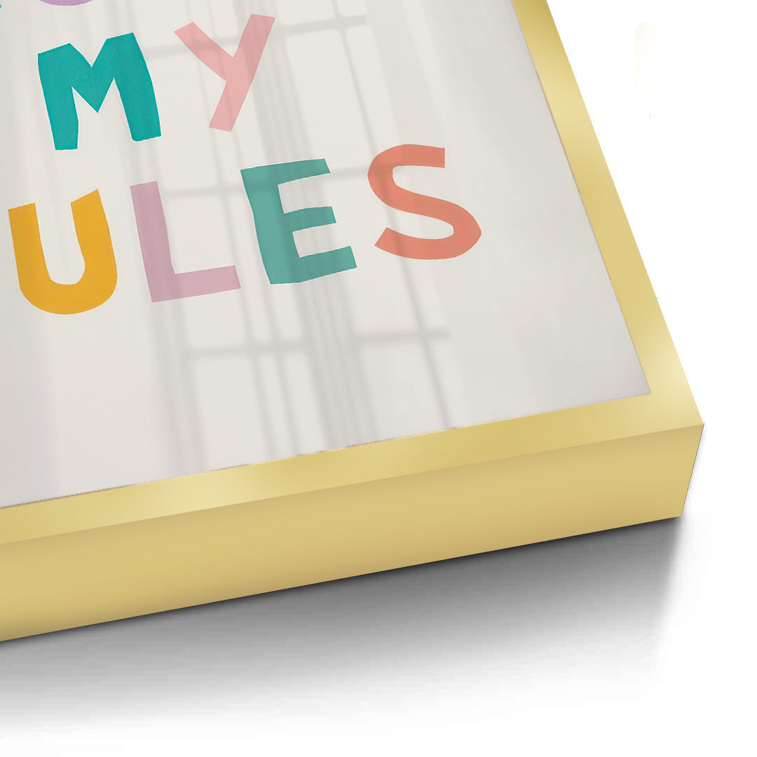 2My room my rules - Fine Art