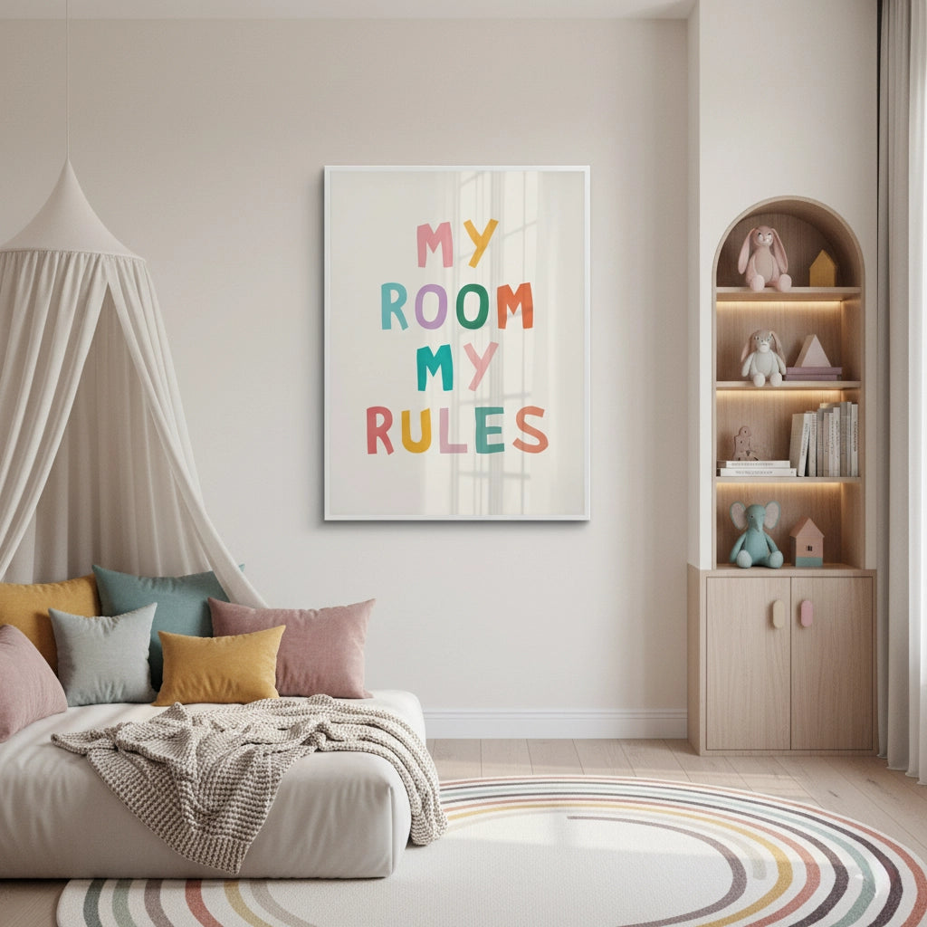 My room my rules - Fine Art - Jasmineart.ae
