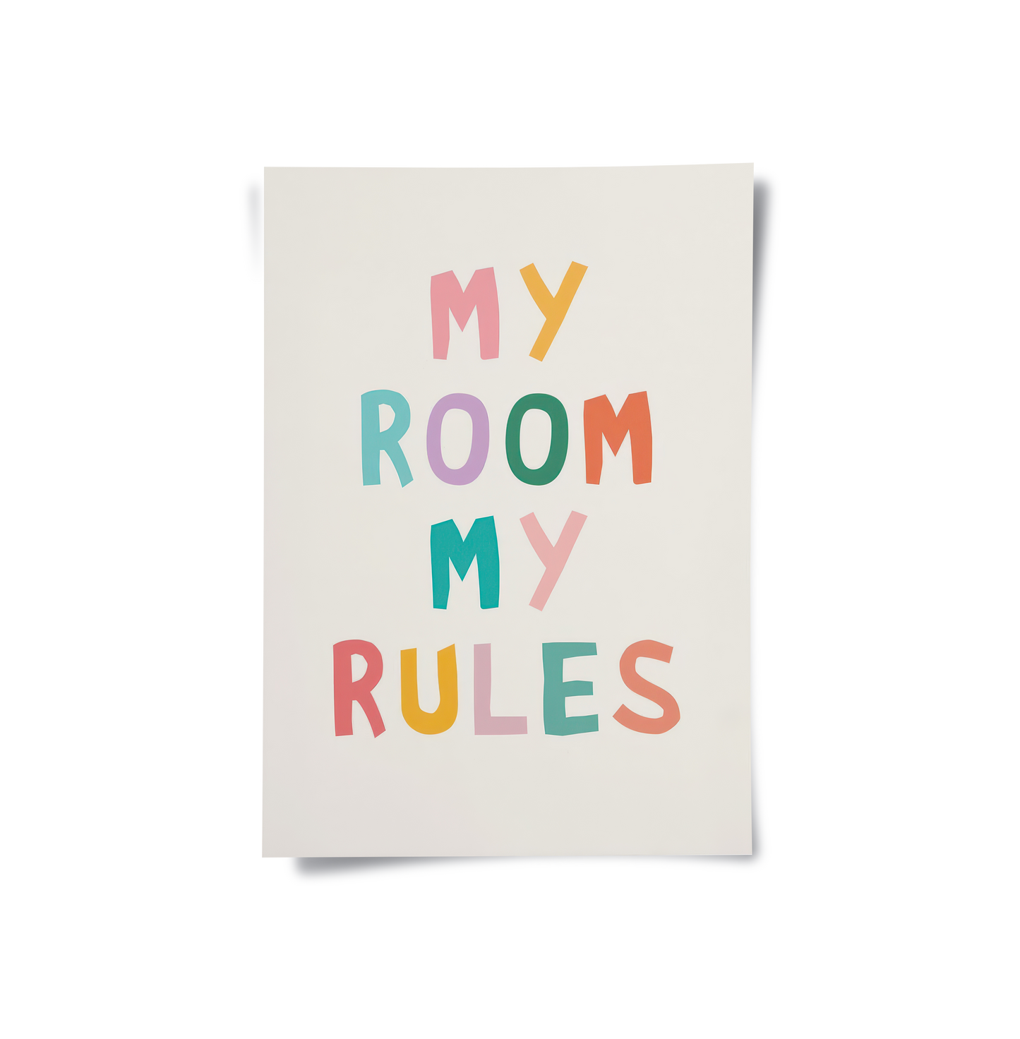 2My room my rules - Poster