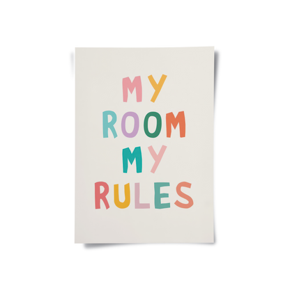 My room my rules - Poster
