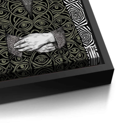 Mystic Eye Abaya - Canvas