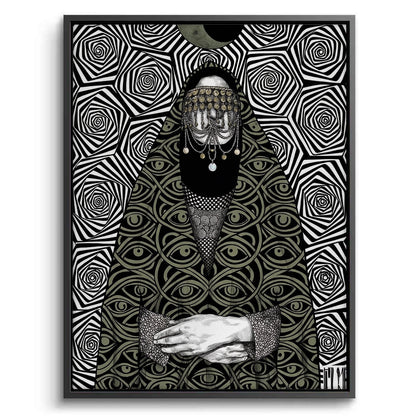 Mystic Eye Abaya - Canvas