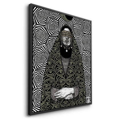 Mystic Eye Abaya - Canvas
