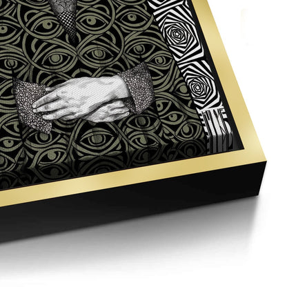Mystic Eye Abaya - Canvas