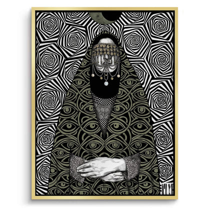 Mystic Eye Abaya - Canvas
