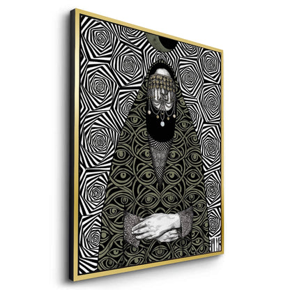 Mystic Eye Abaya - Canvas
