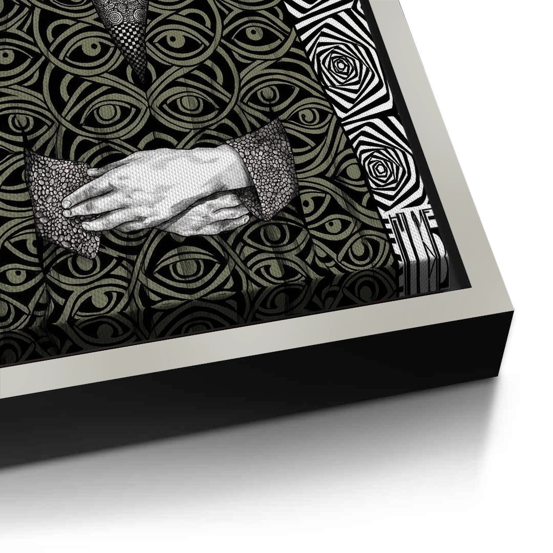 2Mystic Eye Abaya - Canvas