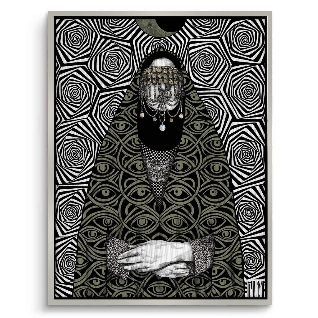 2Mystic Eye Abaya - Canvas