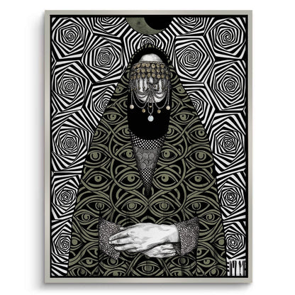 Mystic Eye Abaya - Canvas