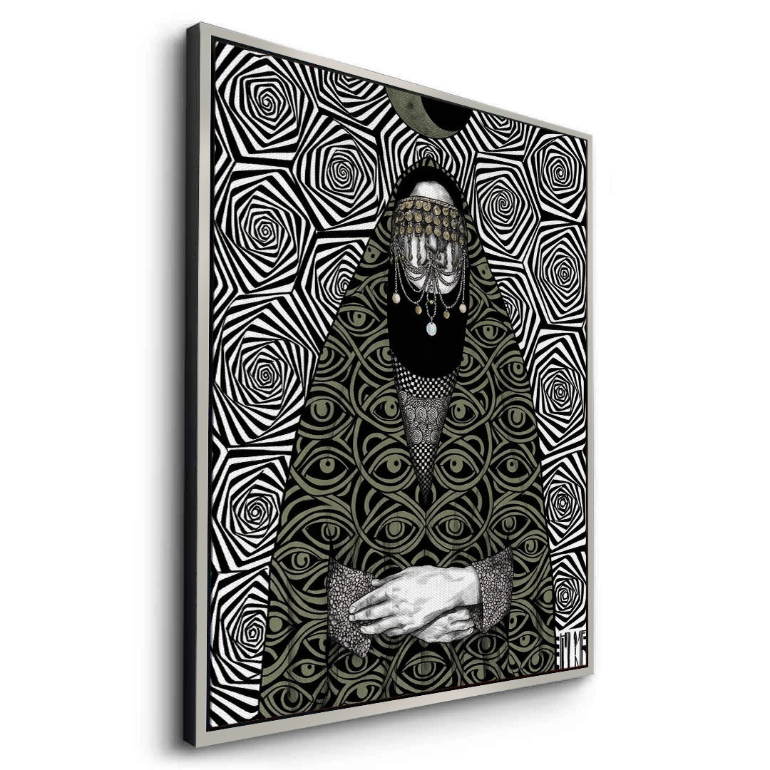 2Mystic Eye Abaya - Canvas