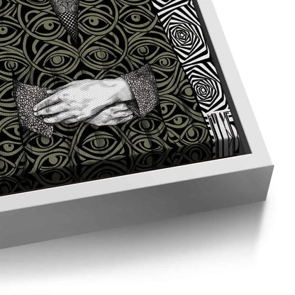 Mystic Eye Abaya - Canvas