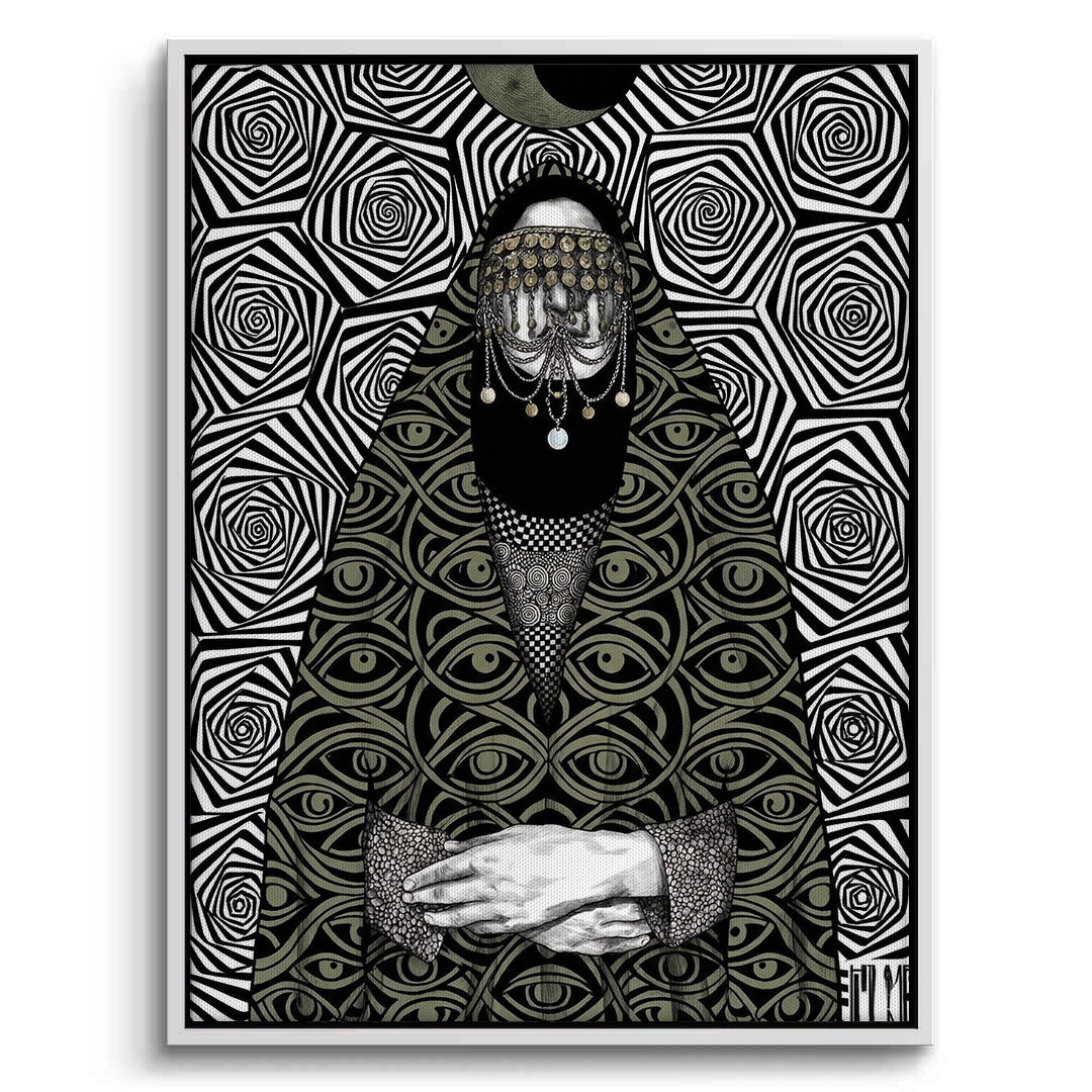 2Mystic Eye Abaya - Canvas