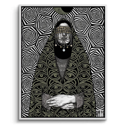 Mystic Eye Abaya - Canvas