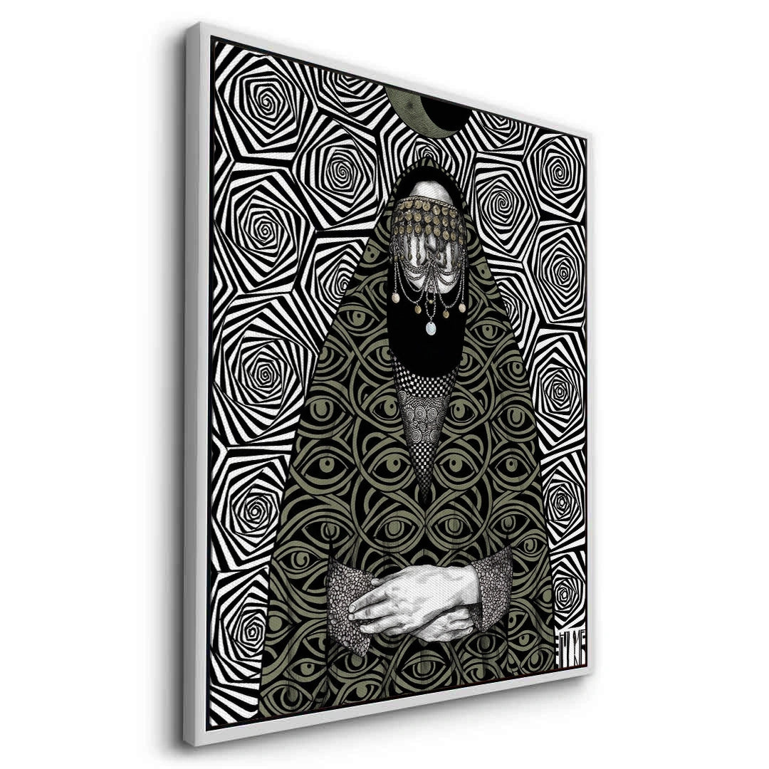 2Mystic Eye Abaya - Canvas