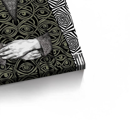 Mystic Eye Abaya - Canvas