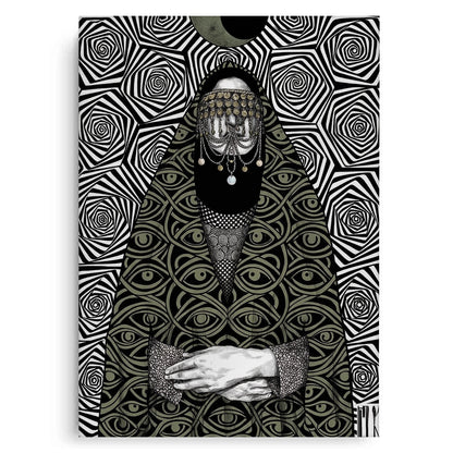 Mystic Eye Abaya - Canvas