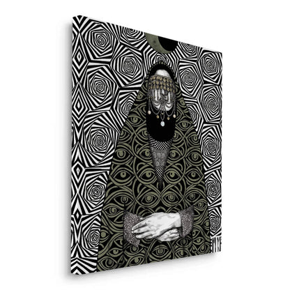 Mystic Eye Abaya - Canvas