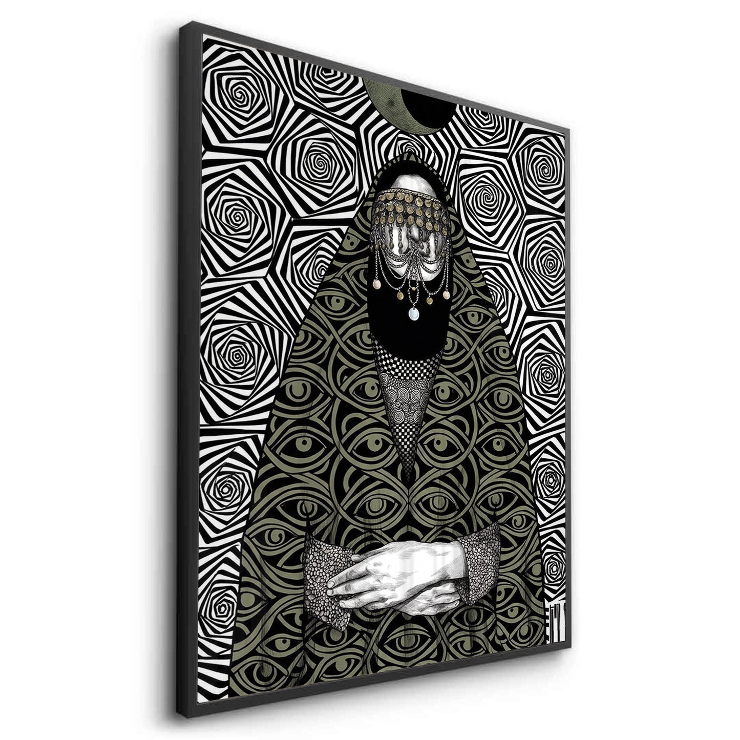 2Mystic Eye Abaya - Fine Art