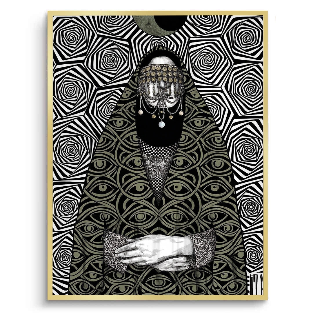 2Mystic Eye Abaya - Fine Art