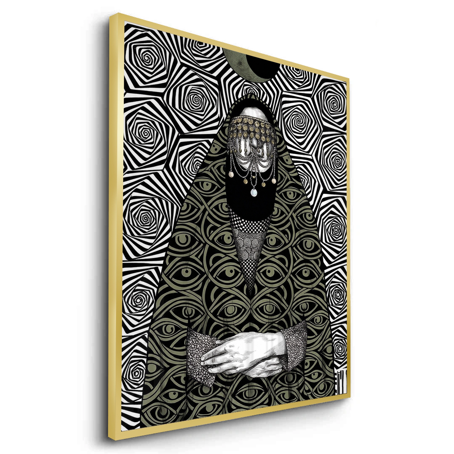 2Mystic Eye Abaya - Fine Art