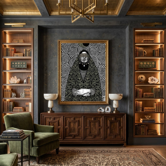 Mystic Eye Abaya - Fine Art