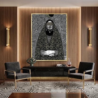 Mystic Eye Abaya - Fine Art