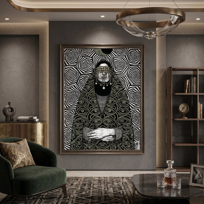 Mystic Eye Abaya - Fine Art