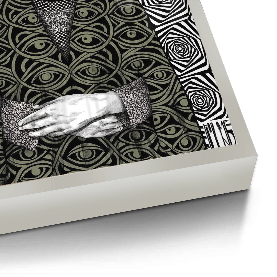 2Mystic Eye Abaya - Fine Art