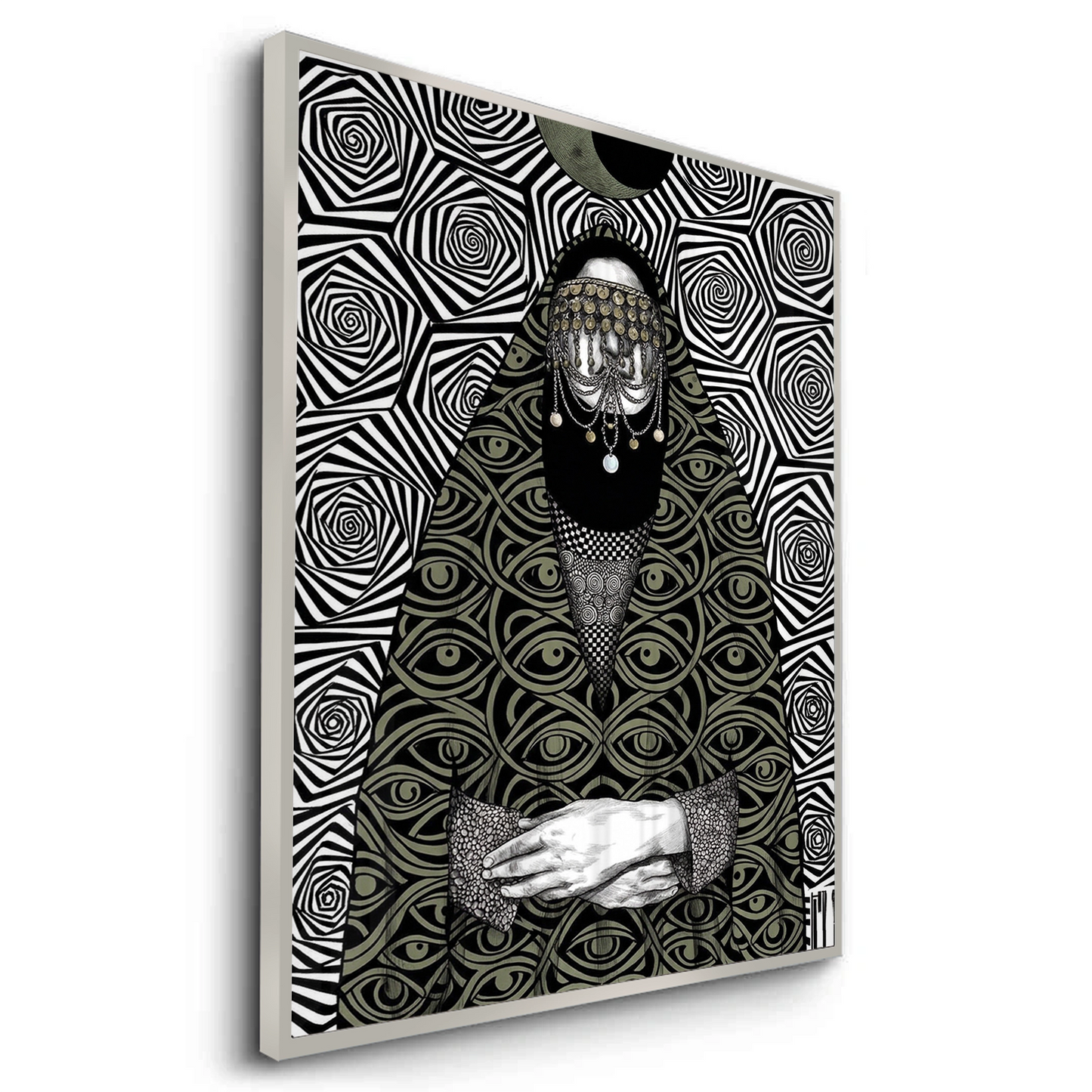 2Mystic Eye Abaya - Fine Art