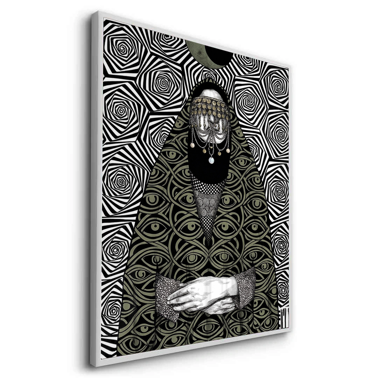 2Mystic Eye Abaya - Fine Art