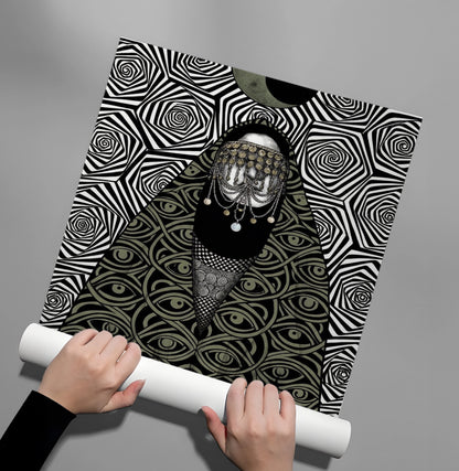 Mystic Eye Abaya - Poster