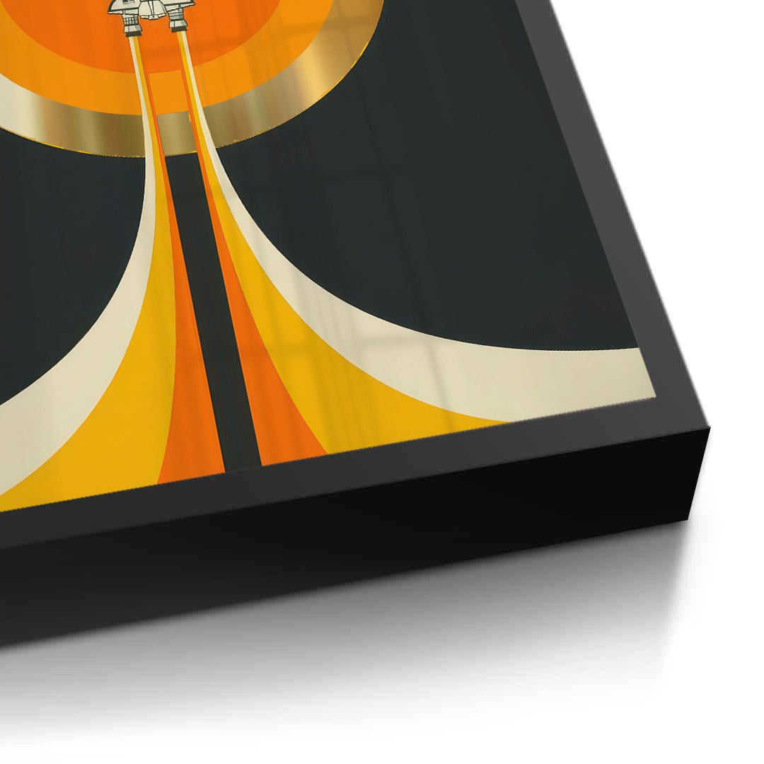 2NASA Inspired Rocket Ship - Fine Art