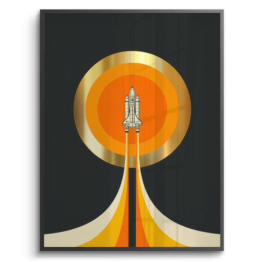 NASA Inspired Rocket Ship - Fine Art