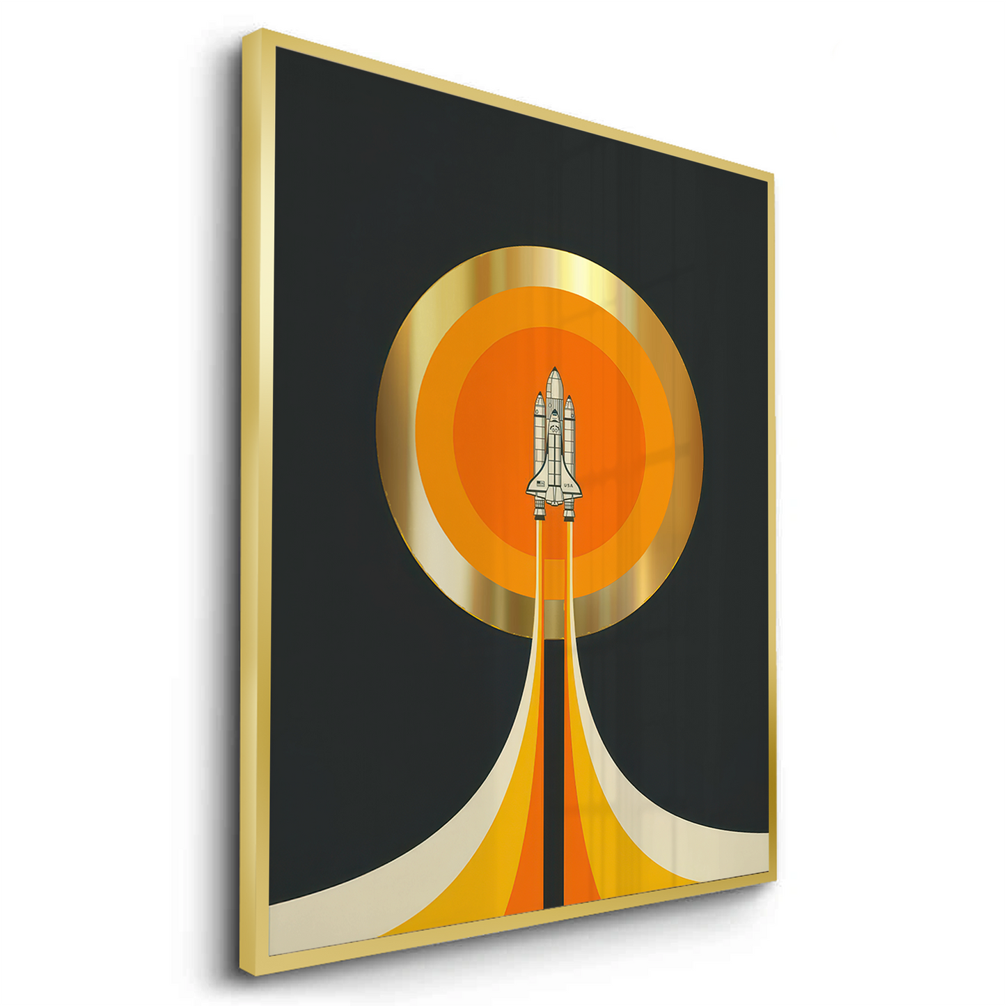 2NASA Inspired Rocket Ship - Fine Art