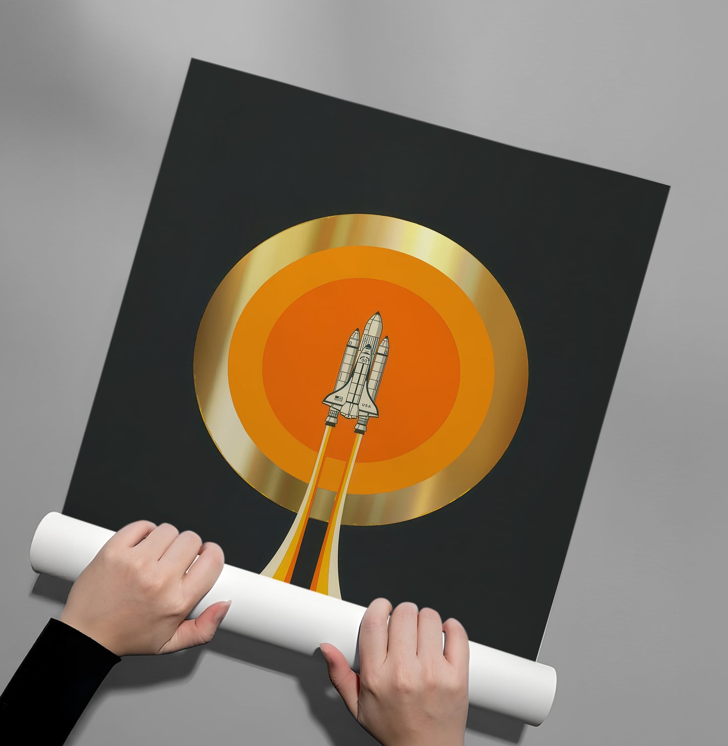 2NASA Inspired Rocket Ship - Poster