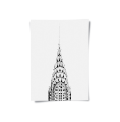 NYC Skyline Spire - Poster