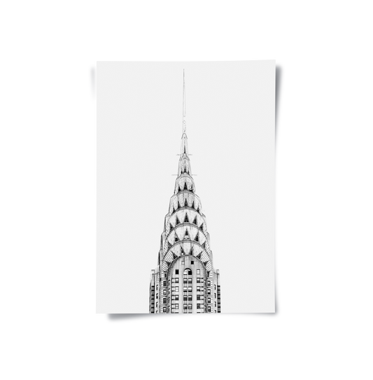 NYC Skyline Spire - Poster