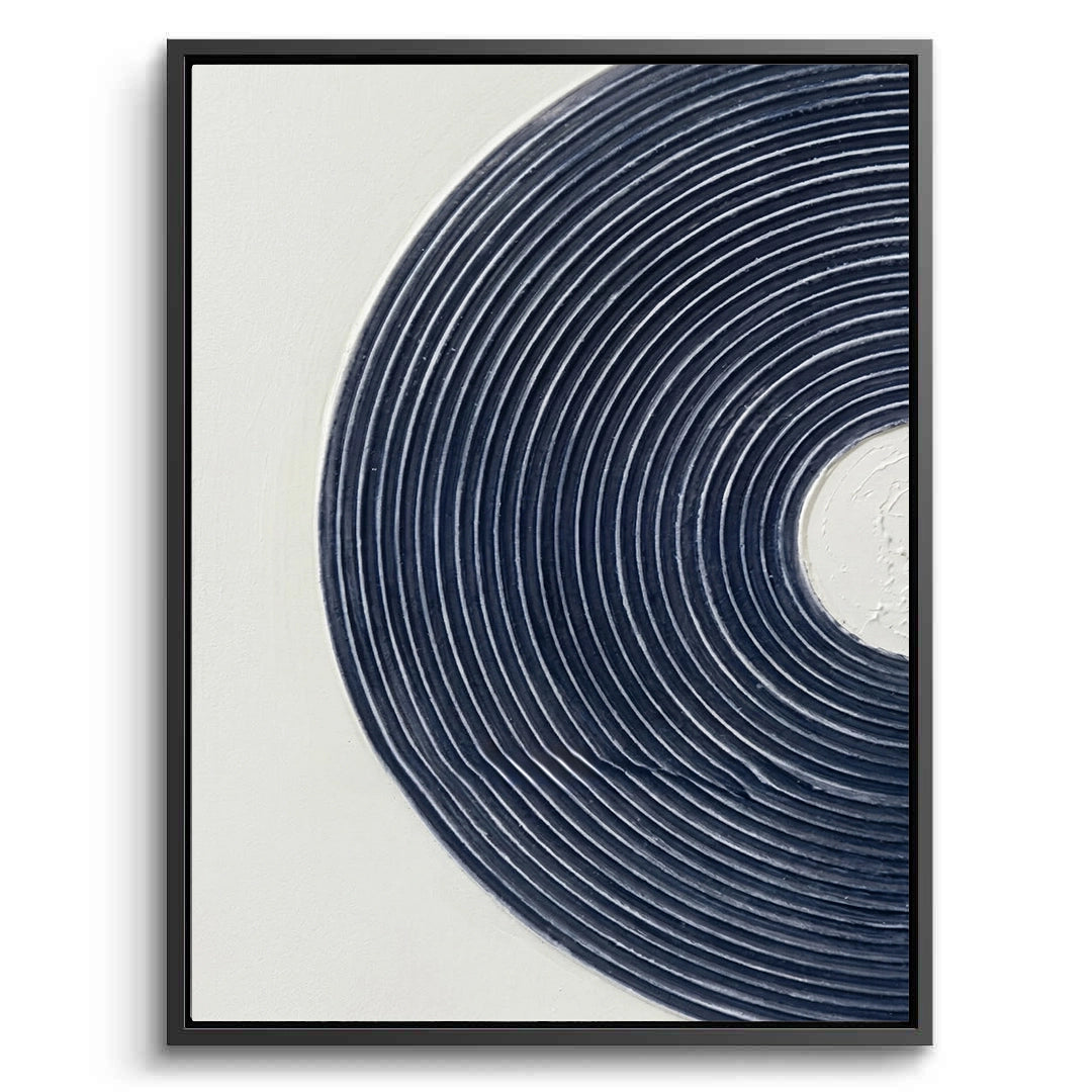 2Navy Zen Circles Set Of 2 modern textured wall décor for UAE living rooms and bedrooms