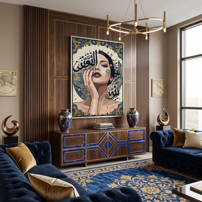 Neo-Arabesque Beauty - Canvas