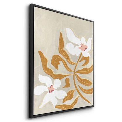 Neutral Earth Tone Floral - Canvas